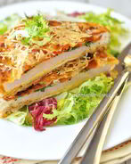 Горячая закуска в лаваше Ека