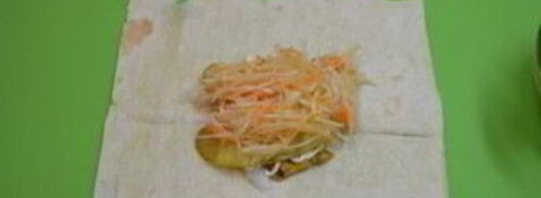 конвертики из лаваша с курицей. Шаг 6