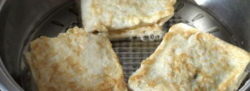 конвертики из лаваша с сыром и зеленью. Шаг 7