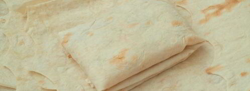 конвертики из лаваша с ветчиной и сыром. Шаг 4