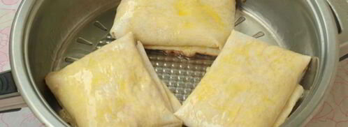 конвертики из лаваша с ветчиной и сыром. Шаг 6