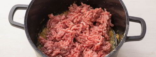 конвертики с мясом и фасолью в лаваше. Шаг 3