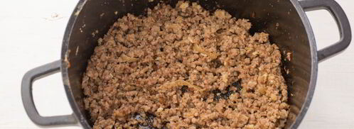 конвертики с мясом и фасолью в лаваше. Шаг 4