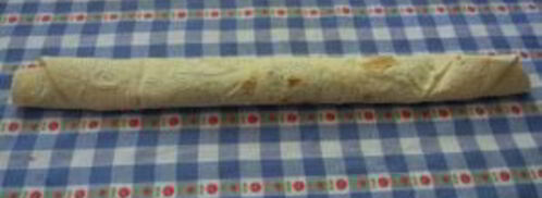 лаваш с брынзой и зеленью. Шаг 7