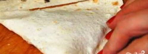 лаваш с грибами в духовке. Шаг 5