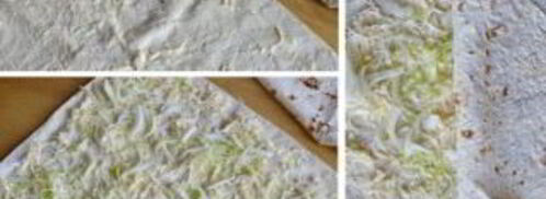 лаваш с консервами и сыром. Шаг 4