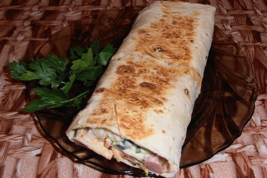 Рецепт лаваша с копченого курицея