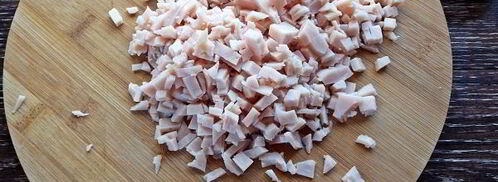 лаваш с корейской морковкой и ветчиной. Шаг 4