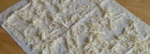 лаваш с красной рыбой и огурцом. Шаг 4