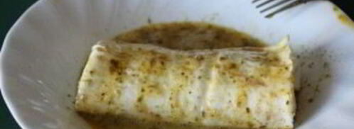 лаваш с луком и яйцом. Шаг 4