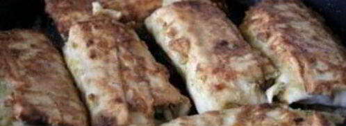 лаваш с луком и яйцом. Шаг 5