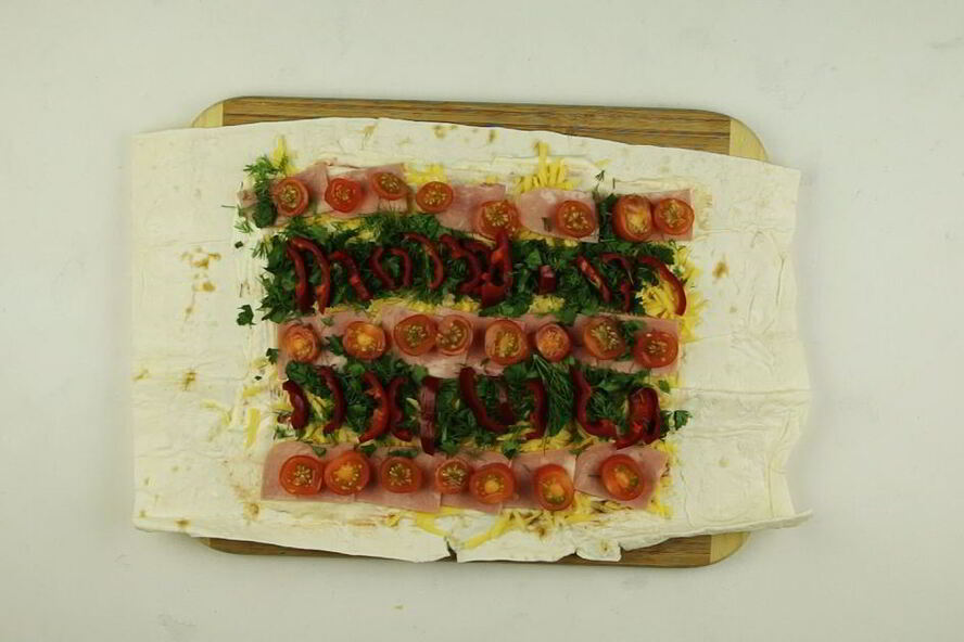 Рецепт лаваш с начинкой в духовке