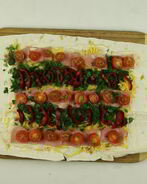 Лаваш с начинкой в духовке