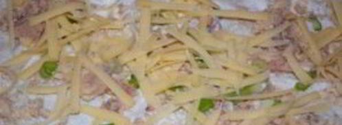 лаваш с рыбой и сыром. Шаг 4