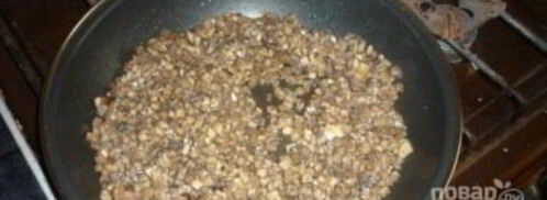 лаваш с шампиньонами и сыром. Шаг 3