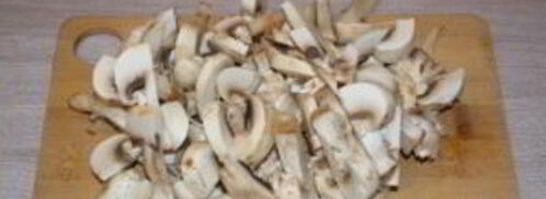 лаваш с шампиньонами. Шаг 2