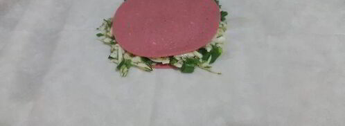 лаваш с сыром и зеленью. Шаг 3