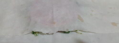 лаваш с сыром и зеленью. Шаг 4