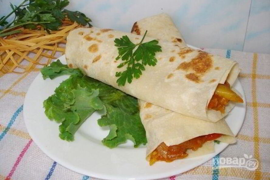 Рецепт лаваш с сюрпризом