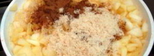 лаваш с яблоками. Шаг 2