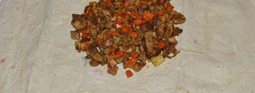 мясо в лаваше. Шаг 9