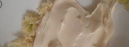 обжаренный лаваш с крабовыми палочками. Шаг 2