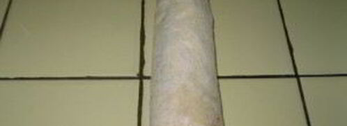 рулетики из лаваша с рыбой. Шаг 5