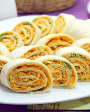 Рулетики из лаваша
