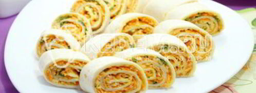 рулетики из лаваша. Шаг 8