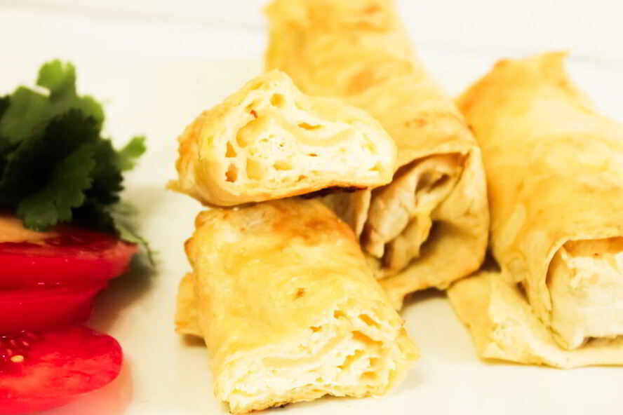 Рецепт рулеты из лаваша с сыром