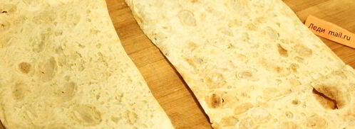 рулеты из лаваша с сыром. Шаг 4