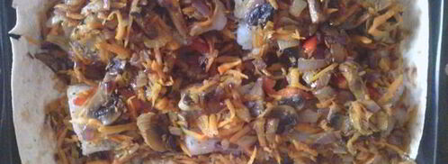 рыбное филе на овощной подушке в лаваше. Шаг 7