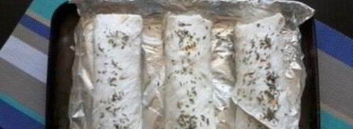 сосиски в лаваше в духовке. Шаг 2