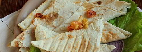 треугольники из лаваша с ветчиной и сыром. Шаг 12