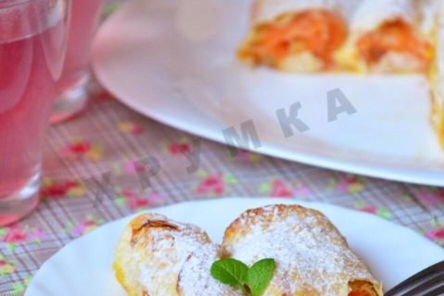 Рецепт вертуты с тыквой из лаваша