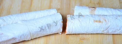 вертуты с тыквой из лаваша. Шаг 7