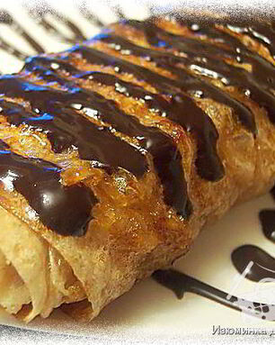 Яблочные рулетики из лаваша