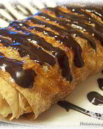 Яблочные рулетики из лаваша