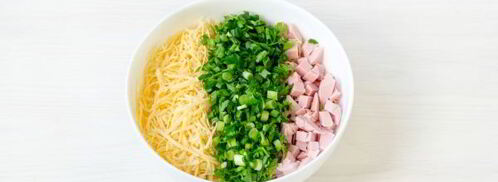 жареный лаваш с колбасой и сыром. Шаг 3