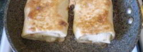 жареный лаваш с начинкой. Шаг 8