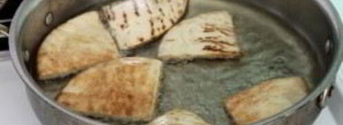 жареный лаваш. Шаг 2