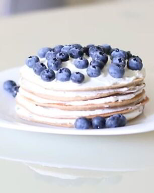 Диетические лепешки с творогом овсяные