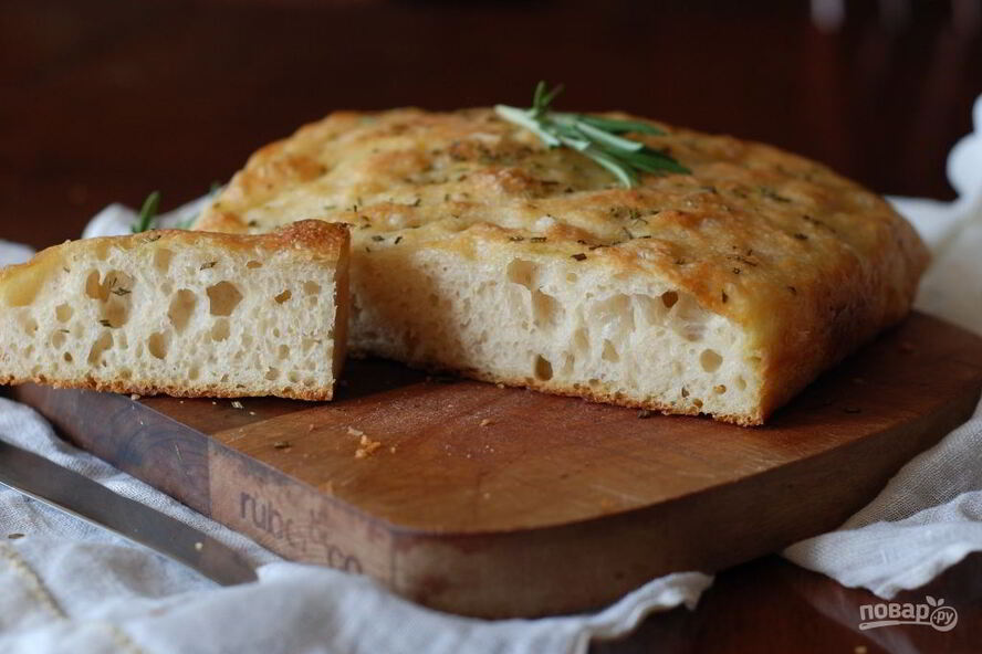 Рецепт фокачча дрожжевая