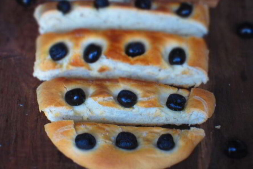 Рецепт фокачча с оливками