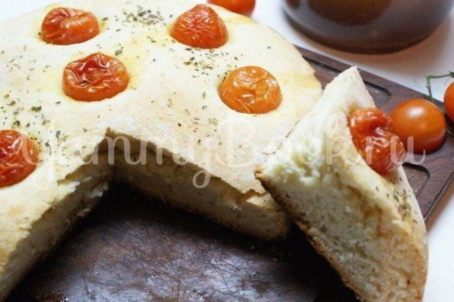 Рецепт фокачча с помидорами черри
