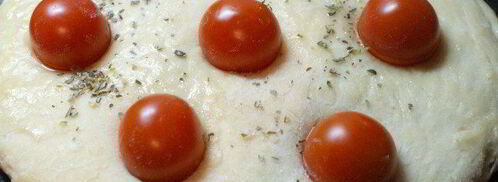 фокачча с помидорами черри. Шаг 4