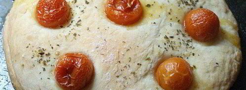 фокачча с помидорами черри. Шаг 5