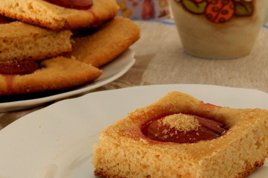 Рецепт фокаччи со сливами