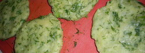 картофельные лепешки с сыром и зеленью. Шаг 5