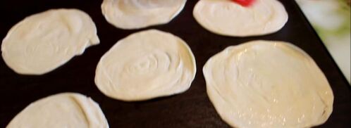 катлама-жаренные слоенные лепешки. Шаг 6